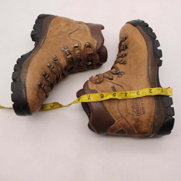 Zamberlan Mountaineering Gore Tex Men's Size 8 H  Brown Leather Hiking Boots - Picture 6 of 12